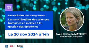 Webinaire&nbsp;: Contributions des sciences humaines et sociales à la gestion des épidémies – 20/11/2024