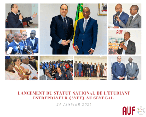 Lancement du Statut National de l’Etudiant Entrepreneur (SNEE) au Sénégal