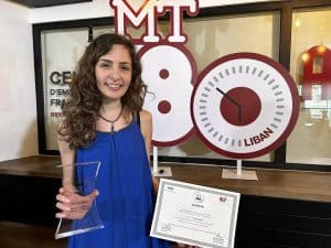 Maya Mahfouz lauréate libanaise de Ma thèse en 180 secondes