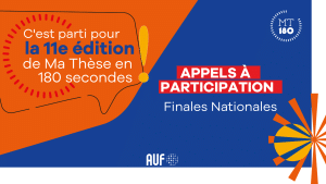 Ma Thèse en 180 secondes 2025&nbsp;: lancement des appels à participation pour les éditions nationales
